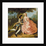 Lovers in a landscape, c.1740 by Pieter Jan van Reysschoot