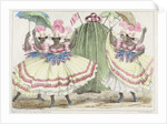 Red-Set Girls and Jack-in-the-Green, plate 2 from 'Sketches of Character...', 1838 by Isaac Mendes Belisario