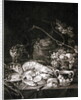 Banquet Piece with Lobsters, Fish and Cat by Robert Robinson