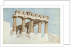 The East End and South Side of the Parthenon, c.1813 by John Foster