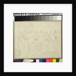 Rubbing down a horse in a paddock at a racetrack by Sawrey Gilpin