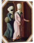 A Turkish Lady going with her slave to the Bath by Francis Smith