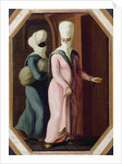 A Turkish Lady going with her slave to the Bath by Francis Smith