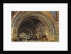 The Interior of the Lower Basilica of St. Francis of Assisi, 1839 by Thomas Hartley Cromek