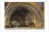 The Interior of the Lower Basilica of St. Francis of Assisi, 1839 by Thomas Hartley Cromek