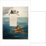 Ode on the Death of a Favourite Cat, design 7 for 'The Poems of Thomas Gray', 1797-98 by William Blake