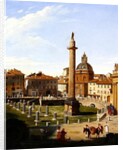 A View of Trajan's Forum, Rome, 1821 by Charles Lock Eastlake