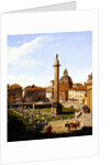 A View of Trajan's Forum, Rome, 1821 by Charles Lock Eastlake