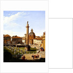 A View of Trajan's Forum, Rome, 1821 by Charles Lock Eastlake