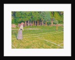 Tennis at Hertingfordbury, 1910 by Spencer Frederick Gore