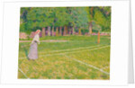 Tennis at Hertingfordbury, 1910 by Spencer Frederick Gore