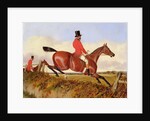 Foxhunting: Clearing a Bank, c.1840 by John Dalby