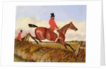Foxhunting: Clearing a Bank, c.1840 by John Dalby