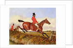 Foxhunting: Clearing a Bank, c.1840 by John Dalby