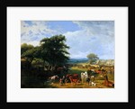 Lord River's Stud Farm, Stratfield Saye, 1807 by Jacques-Laurent Agasse