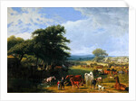 Lord River's Stud Farm, Stratfield Saye, 1807 by Jacques-Laurent Agasse