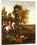 Hare Hunting, c.1690 by Jan Wyck