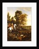 Hare Hunting, c.1690 by Jan Wyck