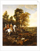 Hare Hunting, c.1690 by Jan Wyck