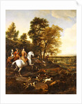 Hare Hunting, c.1690 by Jan Wyck