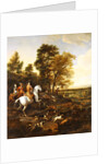 Hare Hunting, c.1690 by Jan Wyck