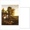 Hare Hunting, c.1690 by Jan Wyck