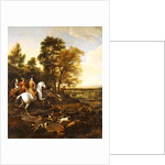 Hare Hunting, c.1690 by Jan Wyck