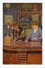 The Princess of Wales Pub, Trafalgar Square: Mrs Francis behind the Bar, c.1931 by Malcolm Drummond