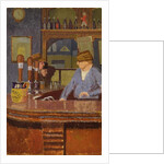 The Princess of Wales Pub, Trafalgar Square: Mrs Francis behind the Bar, c.1931 by Malcolm Drummond