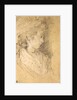 Study of a woman in a Mob Cap by Engraved by Luigi Schiavonetti