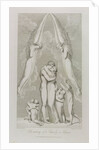The Meeting of a Family in Heaven, pl.4 by William Blake