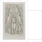 The Meeting of a Family in Heaven, pl.4 by William Blake