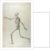 Human Skeleton, Lateral View seen from the Left, Running, 1795-1806 by George Stubbs