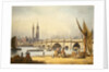 London Bridge and the Monument, c.1795 by Francis Nicholson