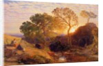 Sunset, c.1861 by Samuel Palmer