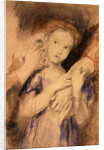 Study for 'The First Ear Ring' by David Wilkie