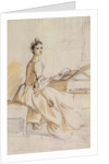 Portrait of a Lady at a Drawing Table by Paul Sandby