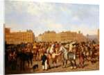 Old Smithfield Market, London, 1824 by Jacques-Laurent Agasse