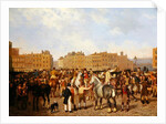 Old Smithfield Market, London, 1824 by Jacques-Laurent Agasse