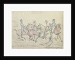 Morning Ride, original drawing for plate 12 of 'Scenes in the Life of Master George' by Henry Thomas Alken