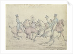 Morning Ride, original drawing for plate 12 of 'Scenes in the Life of Master George' by Henry Thomas Alken