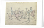 Morning Ride, original drawing for plate 12 of 'Scenes in the Life of Master George' by Henry Thomas Alken