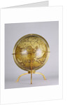Terrestrial Globe, one of a pair known as the 'Brixen' globes, c.1522 by Martin Waldsemuller (after)