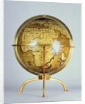 Terrestrial globe by Martin Waldsemuller