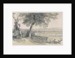 Campagna of Rome from Villa Mattei, from Views in Rome and its Environs, 1841 by Edward Lear