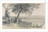 Campagna of Rome from Villa Mattei, from Views in Rome and its Environs, 1841 by Edward Lear