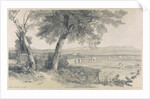 Campagna of Rome from Villa Mattei, from Views in Rome and its Environs, 1841 by Edward Lear