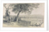 Campagna of Rome from Villa Mattei, from Views in Rome and its Environs, 1841 by Edward Lear