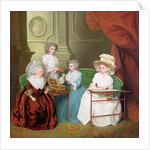 Lady Jane Mathew and her Daughters, c.1790 by English School