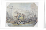 The Arrival of Ferries at London Bridge by Thomas (after) Rowlandson